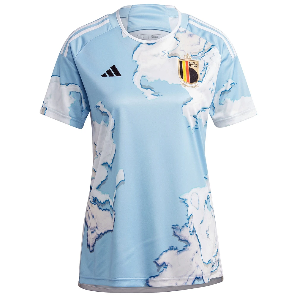 Women's adidas White Belgium National Team 2023 Away Replica Jersey