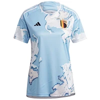 Women's adidas White Belgium National Team 2023 Away Replica Jersey