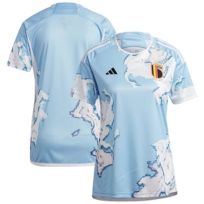 Women's adidas White Belgium National Team 2023 Away Replica Jersey