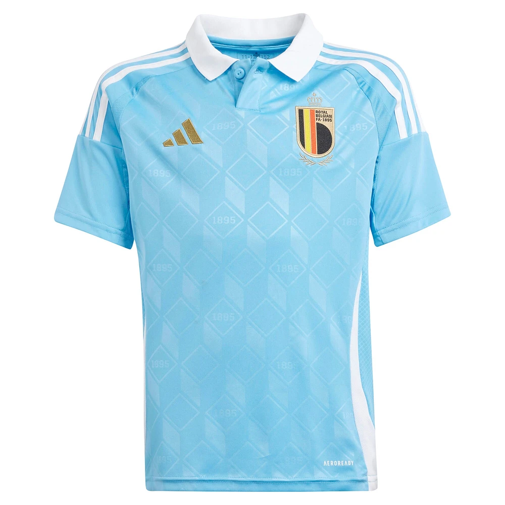 Youth adidas  Blue Belgium National Team 2024 Away Replica Jersey