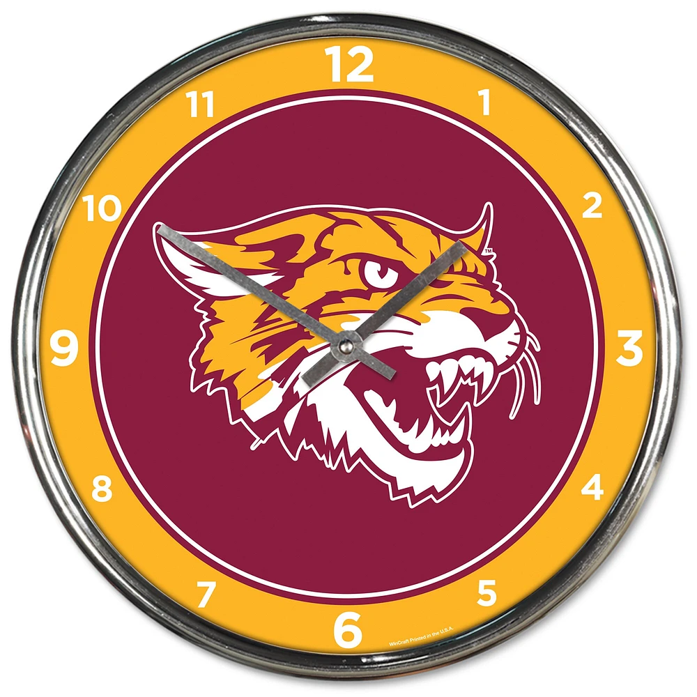 WinCraft Bethune-Cookman Wildcats Team Chrome Wall Clock