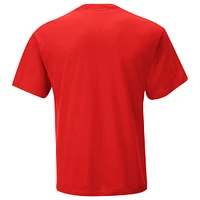 T-shirt rouge Bill Elliott Awesome From Dawsonville pour homme avec drapeau à damier