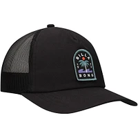 Men's Billabong Black Lounge Unstructured Trucker Adjustable Hat