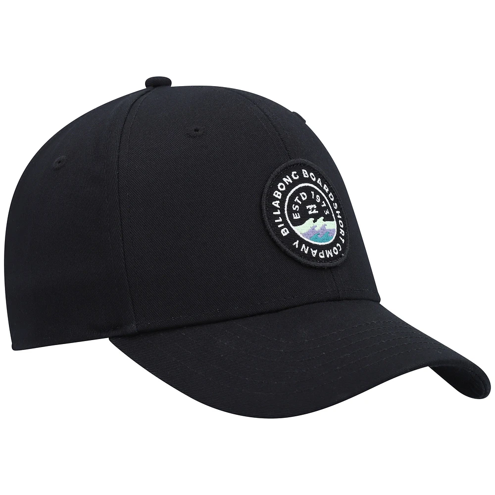 Men's Billabong Black Walled Snapback Hat