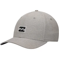 Men's Billabong Gray Crossfire Performance Flex Hat