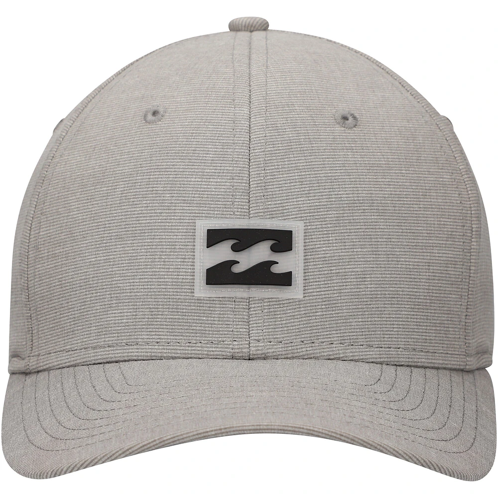 Men's Billabong Gray Crossfire Performance Flex Hat