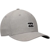 Men's Billabong Gray Crossfire Performance Flex Hat