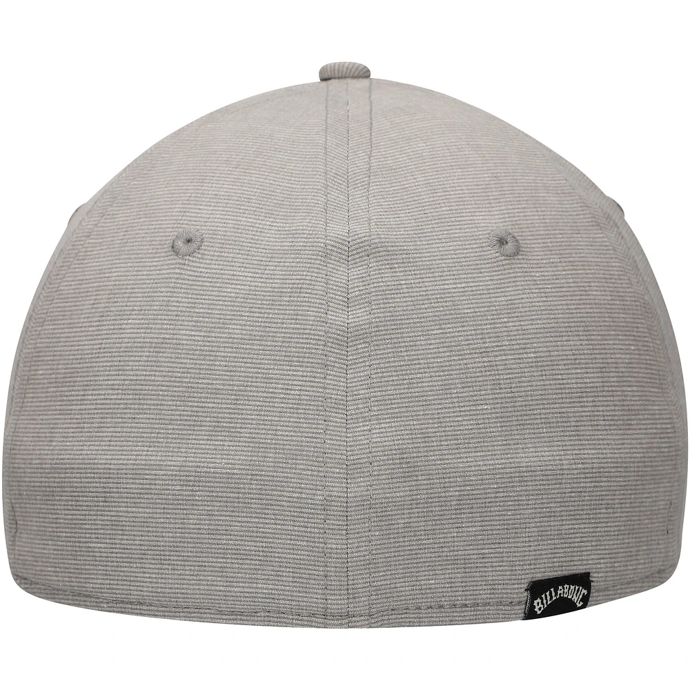 Men's Billabong Gray Crossfire Performance Flex Hat