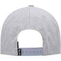 Men's Billabong Gray Logo All Day Snapback Hat