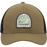 Men's Billabong Tan/Black Adventure Division Trucker Adjustable Snapback Hat
