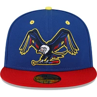 Men's New Era Blue Binghamton Rumble Ponies Copa De La Diversion 59FIFTY Fitted Hat