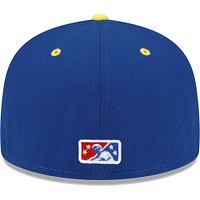 Men's New Era Blue Binghamton Rumble Ponies Copa De La Diversion 59FIFTY Fitted Hat