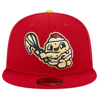 Men's New Era Red Binghamton Rumble Ponies Theme Nights Southern Tier Shortcakes  59FIFTY Fitted Hat