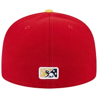 Men's New Era Red Binghamton Rumble Ponies Theme Nights Southern Tier Shortcakes  59FIFTY Fitted Hat