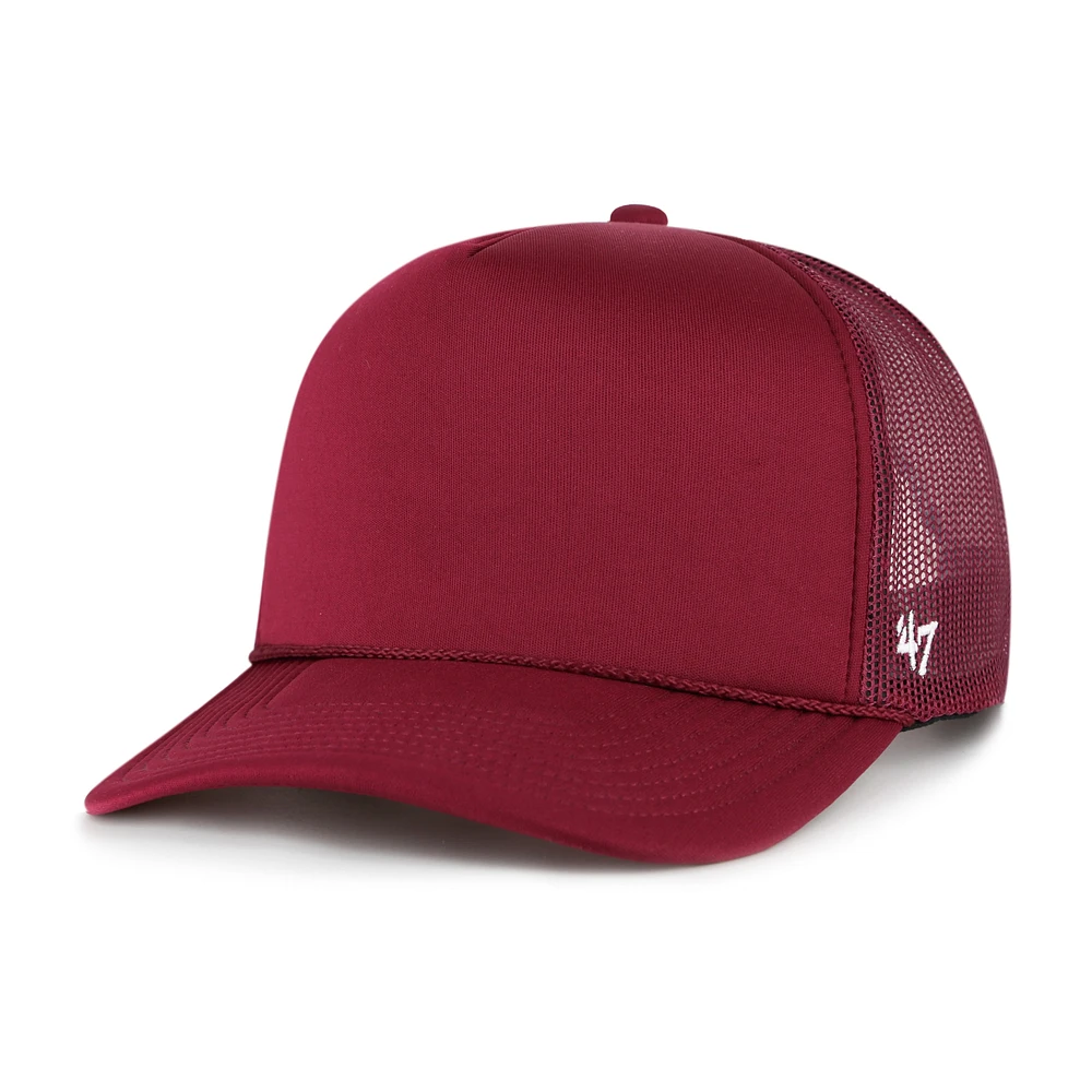 V111020 BLAN CA TEI Trucker en mousse avant en maille pour hommes HATMENSTR