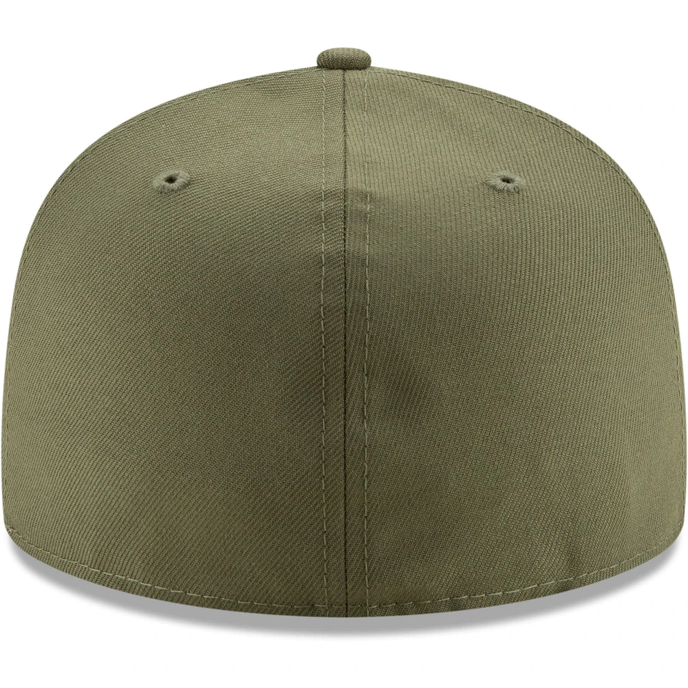 Casquette ajustée 59FIFTY verte Blank New Era pour hommes