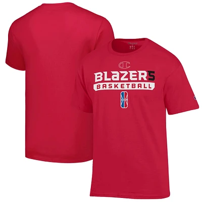 T-shirt unisexe Champion Red Blazer5 Gaming On-Court 2K League Authentic Practice
