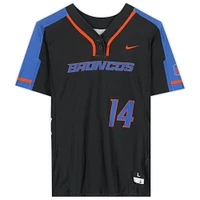 Boise State Broncos Team-Issued #14 Black Jersey from the Softball Program - Size L