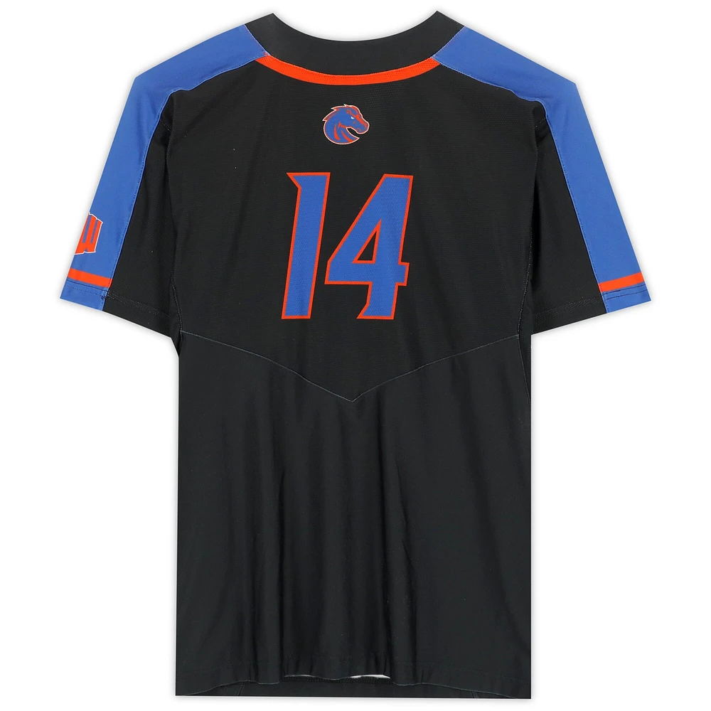 Boise State Broncos Team-Issued #14 Black Jersey from the Softball Program - Size L