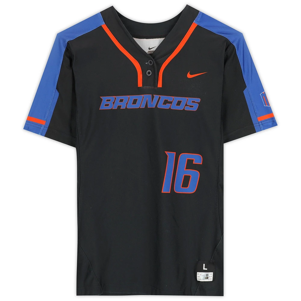 Boise State Broncos Team-Issued #16 Jersey from the Softball Program