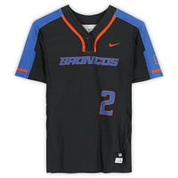 Boise State Broncos Team-Issued #2 Black Jersey from the Softball Program - Size M