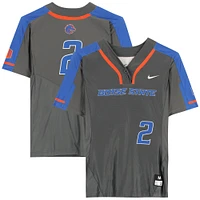 Boise State Broncos Team-Issued #2 Gray Jersey from the Softball Program - Size M