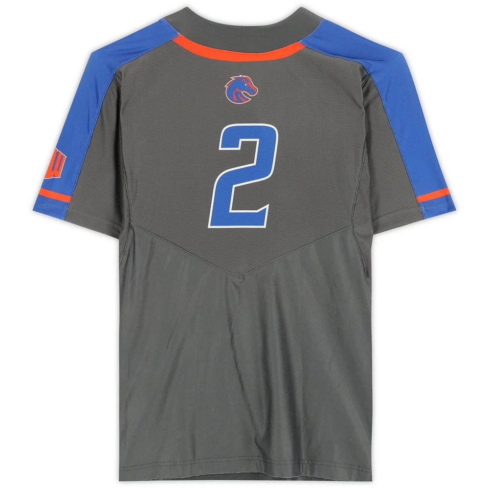 Boise State Broncos Team-Issued #2 Gray Jersey from the Softball Program - Size M
