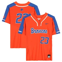 Boise State Broncos Team-Issued #23 Orange Jersey from the Softball Program - Size L