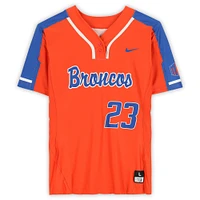 Boise State Broncos Team-Issued #23 Orange Jersey from the Softball Program - Size L