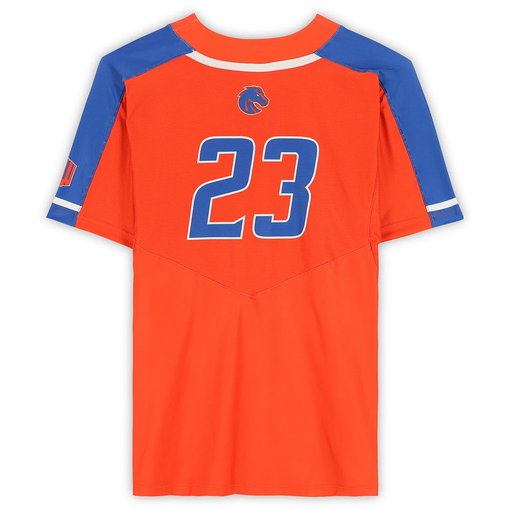 Boise State Broncos Team-Issued #23 Orange Jersey from the Softball Program - Size L