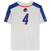 Boise State Broncos Team-Issued #4 White Jersey from the Softball Program - Size M