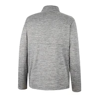 Men's Colosseum Gray Boise State Broncos John Half-Zip Jacket