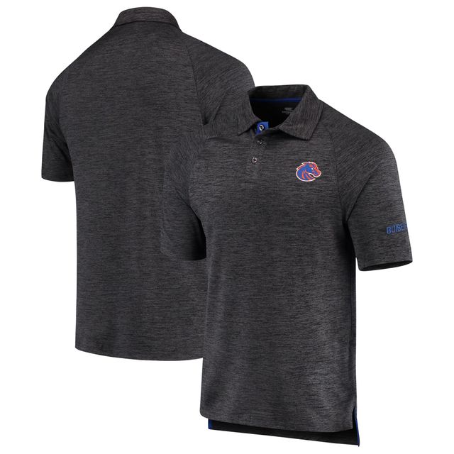 Polo en duvet Colosseum Heathered Black Boise State Broncos pour homme