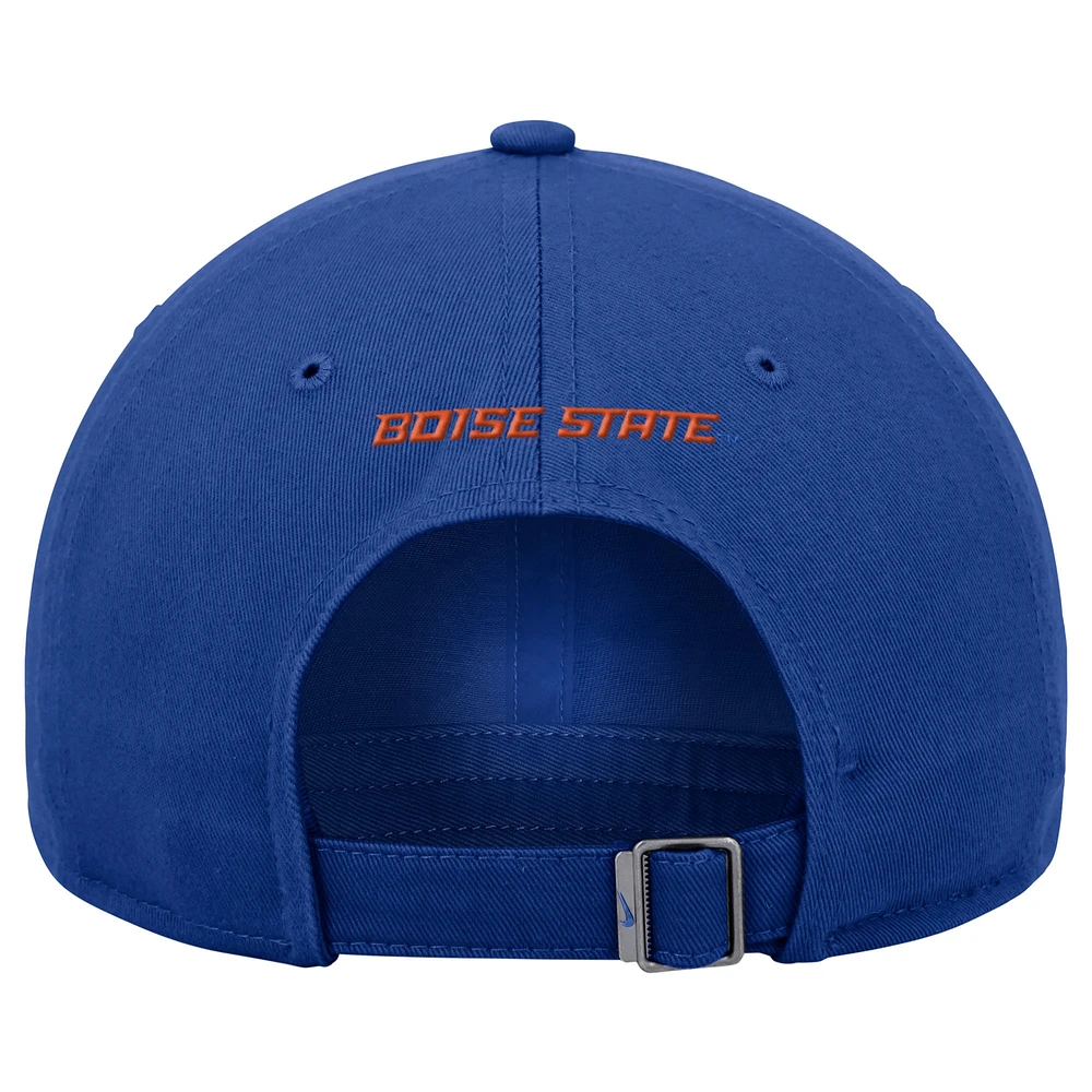 Men's Nike  Royal Boise State Broncos Club Adjustable Hat