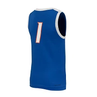 Youth Nike #1 Royal Boise State Broncos Replica Basketball Jersey
