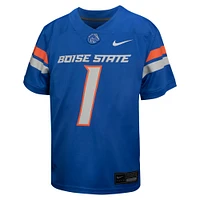 Youth Nike #1 Royal Boise State Broncos Untouchable Football Jersey