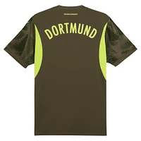 Maillot de gardien but à manches courtes Puma Olive Borussia Dortmund 2024/25 Replica pour homme