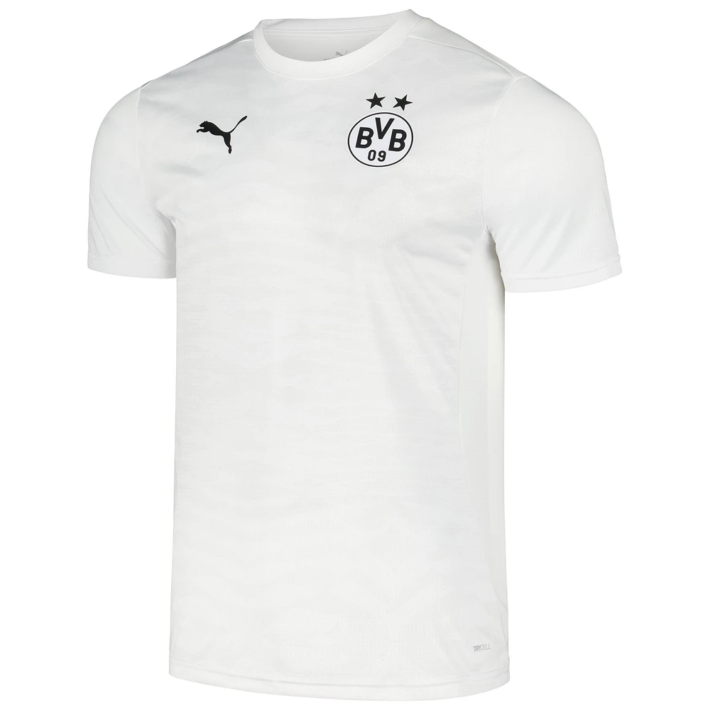 Men's Puma White Borussia Dortmund 2024/25 Pre-Match Jersey