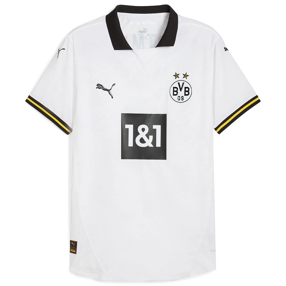 Men's Puma  White Borussia Dortmund 2024/25 Third Authentic Jersey