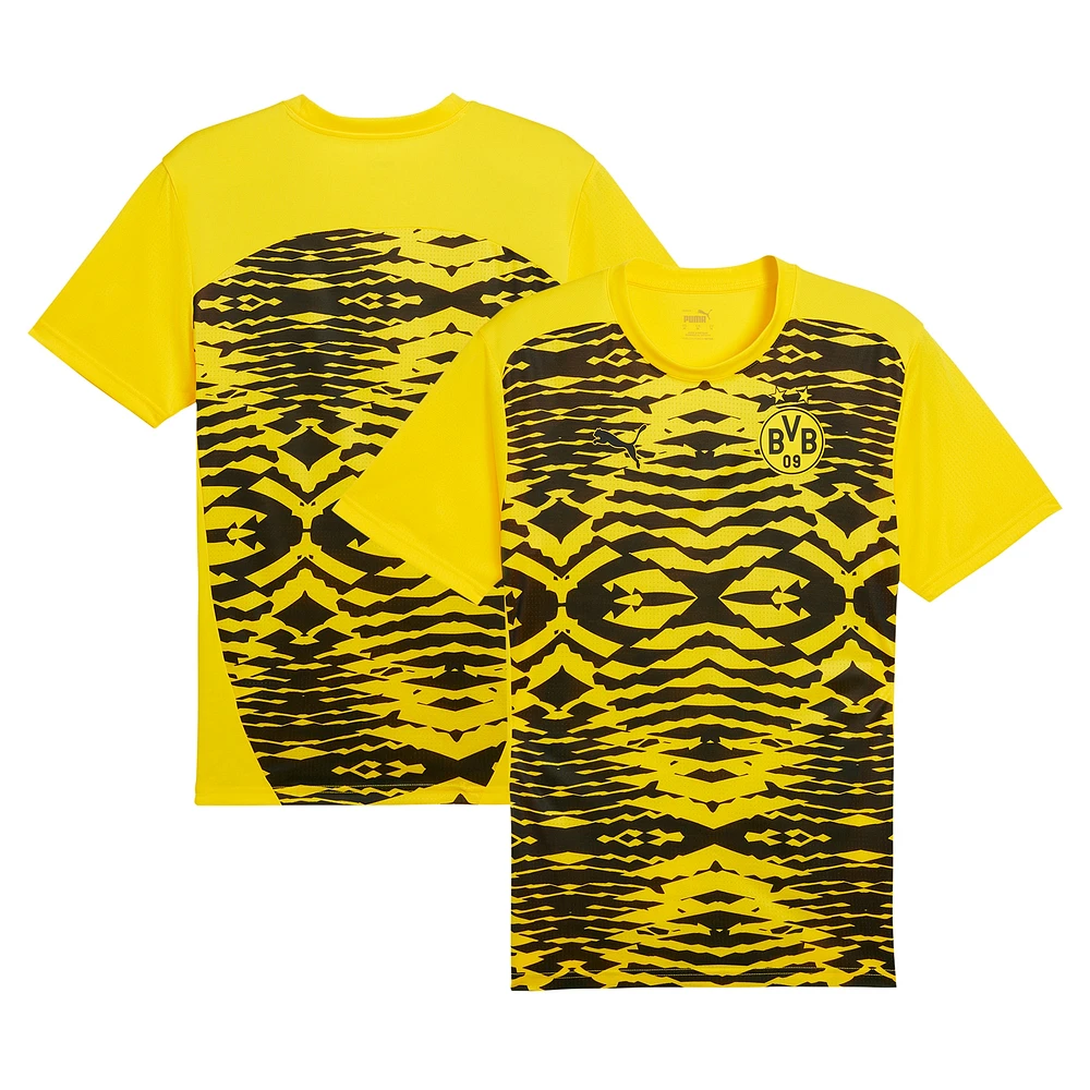 Men's Puma Yellow AC Milan 2024/25 Pre-Match Jersey
