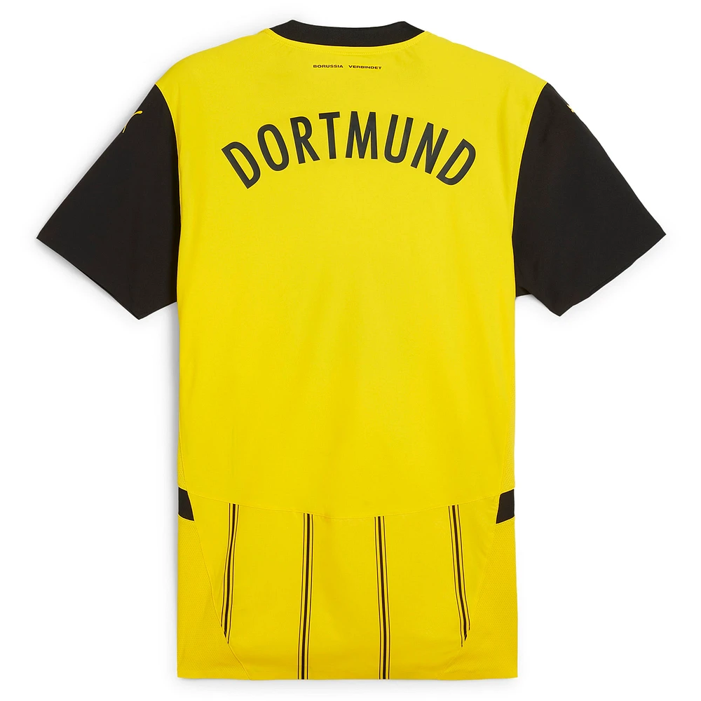 Men's Puma Yellow Borussia Dortmund 2024/25 Home Authentic Jersey