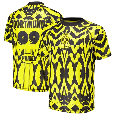 Maillot rétro jaune Puma Borussia Dortmund Statement pour homme