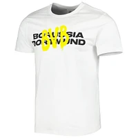 Men's White Borussia Dortmund Graffiti T-Shirt