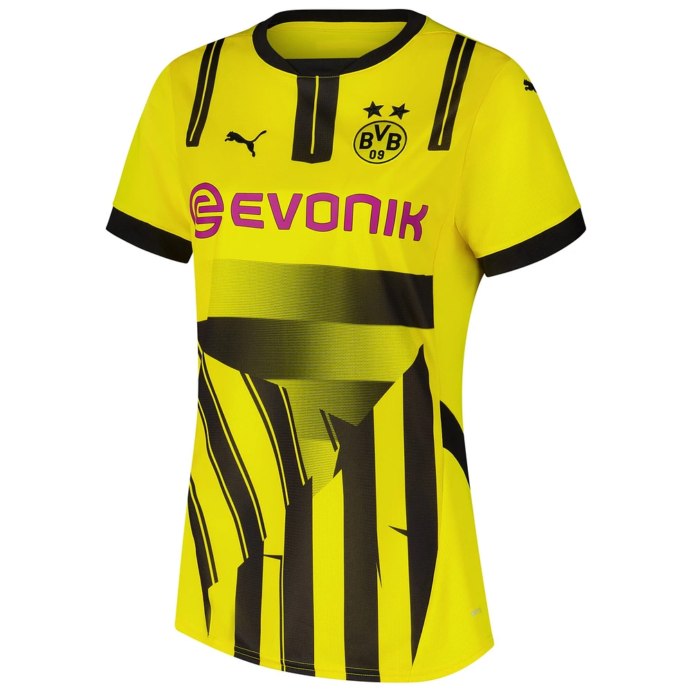 Women's Puma Yellow Borussia Dortmund 2024/25 Cup Replica Jersey