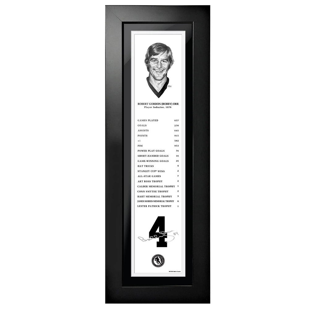 Bobby Orr Boston Bruins - 1979 Legends Line 6'' x 22'' Photo encadrée
