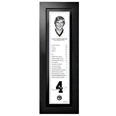 Bobby Orr Boston Bruins - 1979 Legends Line 6'' x 22'' Photo encadrée