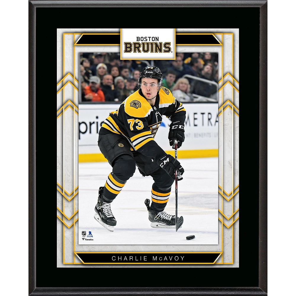 Charlie Mcavoy Boston Bruins 10.5" x 13" Sublimated Player Plaque