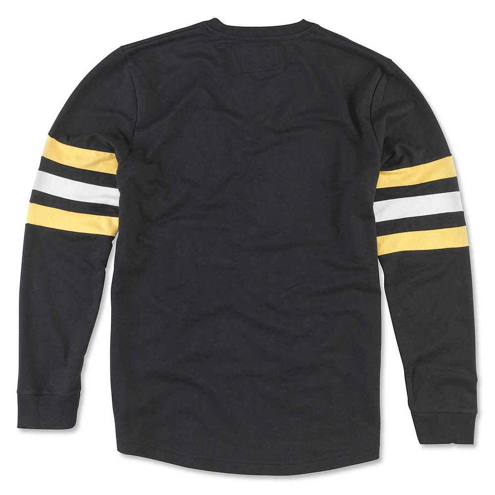 T-shirt à manches longues pour hommes, American Needle, noir, Bruins de Boston, Sudbury