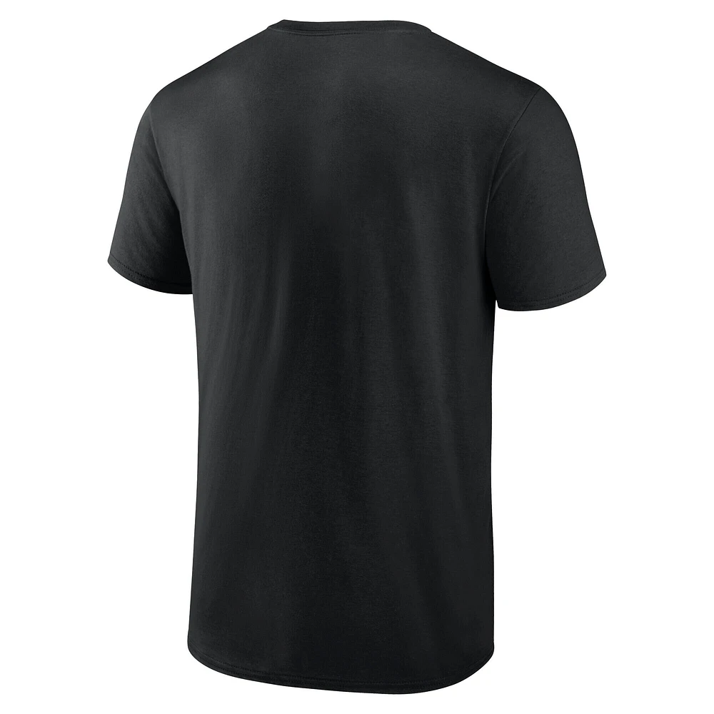 Men's Fanatics Black Boston Bruins Authentic Pro Core Secondary T-Shirt