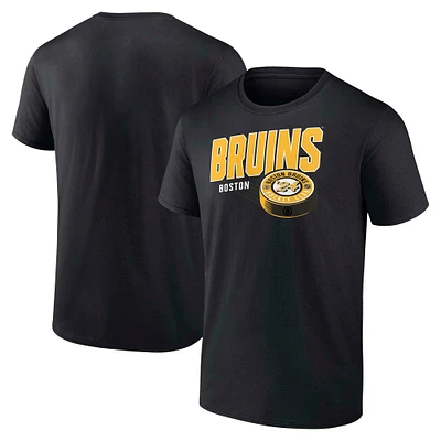 T-shirt Biscuit des Bruins de Boston pour hommes Fanatics noir
